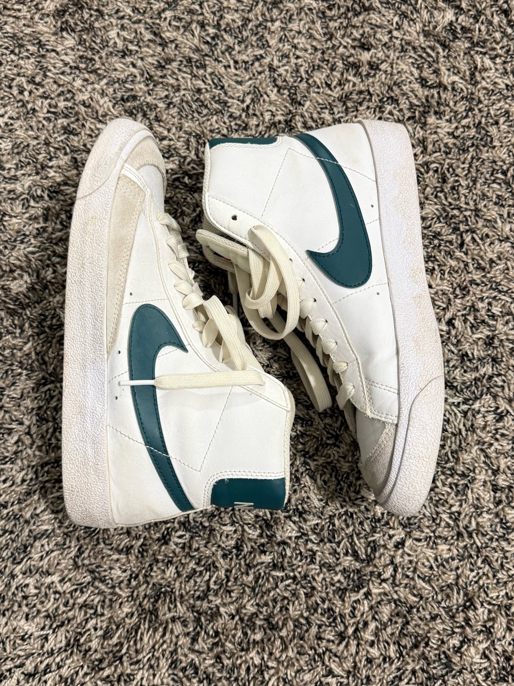 Green Nike Blazers